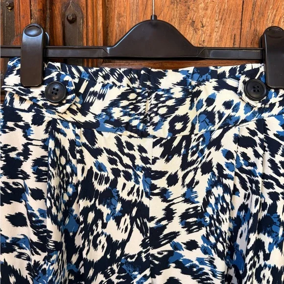 Robert Louis Navy and Cream Abstract Pants - Picture 2 of 6